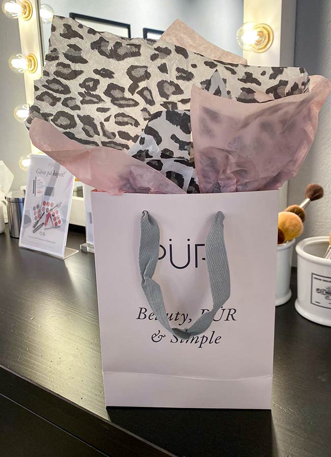 Goodiebag, invigningsfest Care.